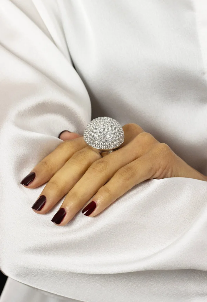 12.06 Carat Round Brilliant Statement | Brilliant White | 14K White Gold | Iconic Presence