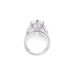 12.5 Carat Pear Statement | Brilliant White / D color | SI | 14K White Gold - Image 6