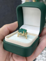 12.76 Carat Emerald Statement | 14K White Gold | Iconic Presence | Signature - Image 7