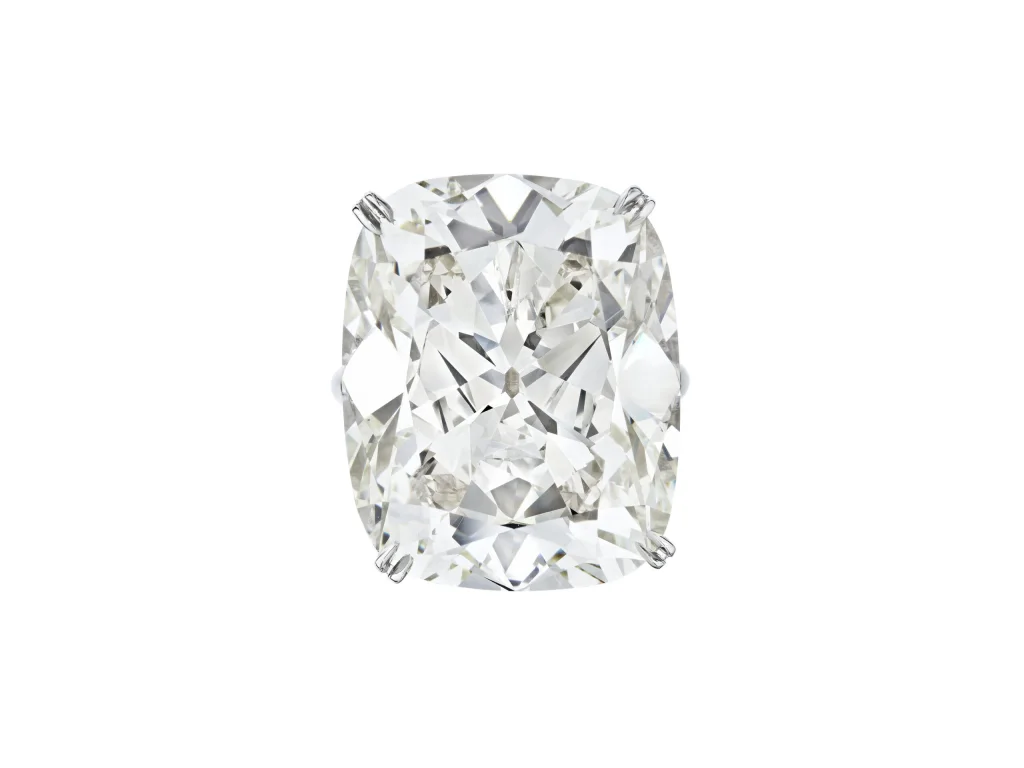 12 Carat Cushion Statement | Brilliant White | VS | 14K White Gold