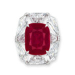12 Carat Cushion Statement | Ruby Red | 14K White Gold | Collector’s Grade Grandeur