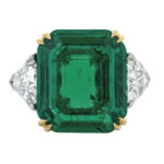 12 Carat Emerald-cut Statement | 14K White Gold | Grand Palais Radiance