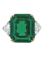 12 Carat Emerald-cut Statement | 14K White Gold | Grand Palais Radiance