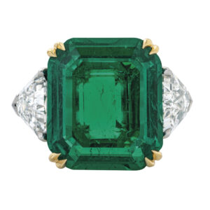 12 Carat Emerald-cut Statement | 14K White Gold | Grand Palais Radiance