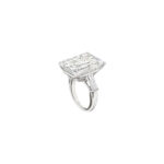 12 Carat Emerald-cut Statement / J color | VVS | 14K White Gold - Image 3