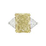 12 Carat Radiant Statement | Fancy Yellow | 14K White Gold | A Crown-Worthy Fancy Rarity