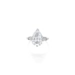 12 Carat Pear Statement | Brilliant White / J color | SI | 14K White Gold - Image 4