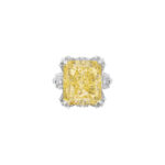 12 Carat Radiant Statement | Fancy Yellow | 14K White Gold | Rare Fancy-Color Splendour - Image 3