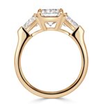 4 Carat Radiant Diamond Ring | Brilliant White | 14K White Gold | A Classic Statement - Image 3