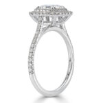 1.5 Carat Radiant Diamond Ring | Brilliant White | 14K White Gold | Graceful Brilliance - Image 3