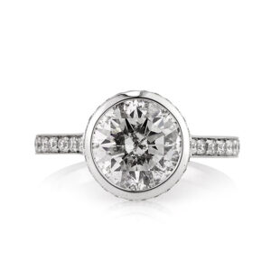 1.5 Carat Round Brilliant Diamond Ring | Brilliant White | 14K White Gold
