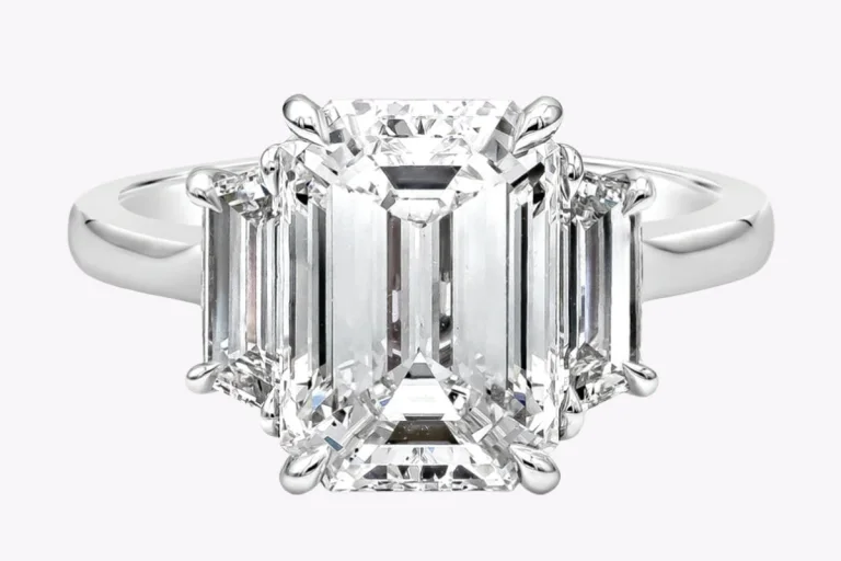 4.07 Carat Emerald Diamond Ring | 18K Gold | Modern Nobility | Heirloom