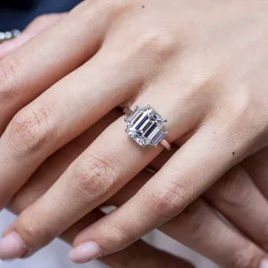 4.07 Carat Emerald Diamond Ring | 18K Gold | Modern Nobility | Heirloom