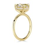 5 Carat Radiant Diamond Ring | Fancy Yellow | 14K White Gold | Colour-Collector’s Treasure - Image 4
