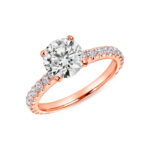 1.5 Carat Round Brilliant Diamond Ring | Brilliant White | 18K Rose Gold | Classic Charm - Image 2