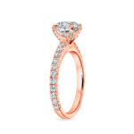 1.5 Carat Round Brilliant Diamond Ring | Brilliant White | 18K Rose Gold | Classic Charm - Image 3