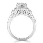 1.5 Carat Cushion Diamond Ring | Brilliant White | 14K White Gold | Classic Charm - Image 4