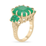 13.73 Carat Emerald Diamond Ring | 18K White Gold - Image 5