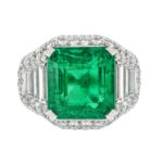 13 Carat Emerald-cut Statement | 14K White Gold | High Jewellery Supremacy