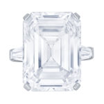 13 Carat Emerald-cut Statement / H color | VS | 14K White Gold