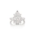 13 Carat Pear Statement | Brilliant White | SI | 14K White Gold | Unparalleled Brilliance - Image 9