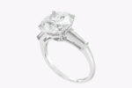 4.16 Carat Round Brilliant Diamond Ring | Brilliant White | 18K Gold | Modern Nobility - Image 6