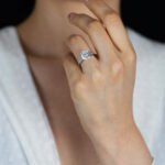 4.16 Carat Round Brilliant Diamond Ring | Brilliant White | 18K Gold | Modern Nobility