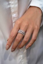 6.9 Carat Round Brilliant Statement | Brilliant White | 14K White Gold | Radiant Elegance - Image 2