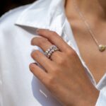 6.9 Carat Round Brilliant Statement | Brilliant White | 14K White Gold | Radiant Elegance