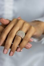 8.11 Carat Round Brilliant Statement | Brilliant White | 14K Yellow Gold - Image 3