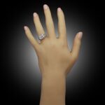 4.52 Carat Asscher Statement | Brilliant White | 18K Gold | Modern Nobility | Heirloom - Image 2