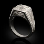 4.52 Carat Asscher Statement | Brilliant White | 18K Gold | Modern Nobility | Heirloom - Image 3