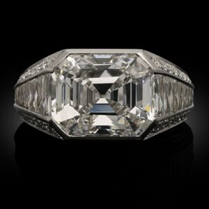 4.52 Carat Asscher Statement | Brilliant White | 18K Gold | Modern Nobility | Heirloom