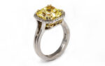 Radiant Statement | Fancy Yellow | 14K White Gold | A Crown-Worthy Fancy Rarity - Image 5