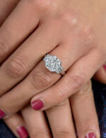 5.24 Carat Radiant Diamond Ring | Brilliant White | 18K Gold | Signature Sophistication