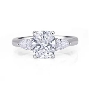 1.5 Carat Cushion Diamond Ring | Brilliant White | SI | 18K Gold | Classic Charm