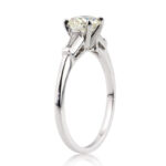 1.8 Carat Round Brilliant Diamond Ring | Brilliant White | 14K White Gold | Classic Charm - Image 3