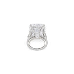 14 Carat Emerald-cut Statement / I color | VVS | 14K White Gold - Image 6