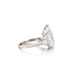 14 Carat Pear Statement | Brilliant White / G color | VS | 14K White Gold - Image 5