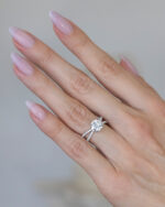 1.5 Carat Round Brilliant Diamond Ring | Brilliant White | 14K White Gold - Image 5