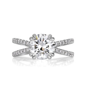 1.5 Carat Round Brilliant Diamond Ring | Brilliant White | 14K White Gold