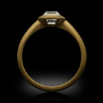 1.51 Carat Asscher Statement | Brilliant White | 14K Yellow Gold | Refined Light - Image 2