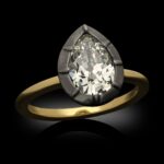 1.61 Carat Pear Statement | Brilliant White | 14K White Gold | Pure Sophistication - Image 2