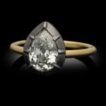 1.61 Carat Pear Statement | Brilliant White | 14K White Gold | Pure Sophistication - Image 3