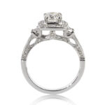 1.8 Carat Cushion Diamond Ring | Brilliant White | 14K White Gold | Graceful Brilliance - Image 4