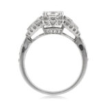1.9 Carat Round Brilliant Diamond Ring | Brilliant White | 14K White Gold | Elegant Sparkle - Image 4