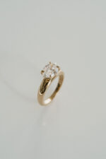 2 Carat Oval Statement | Brilliant White | 14K White Gold | Modern Nobility | Signature - Image 2