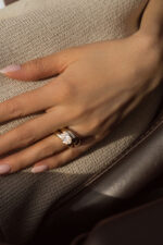 2 Carat Oval Statement | Brilliant White | 14K White Gold | Modern Nobility | Signature - Image 7