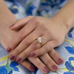 5.48 Carat Round Brilliant Diamond Ring | Fancy Yellow | 14K Yellow Gold