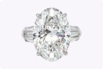 15 Carat Oval Diamond Ring | Brilliant White | 18K Gold | Grand Palais Radiance - Image 5
